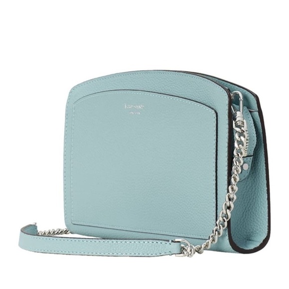 Kate Spade Margaux Small Crossbody Bag Hazy Blue Leather Chain Strap Retail $225 - Picture 4 of 16